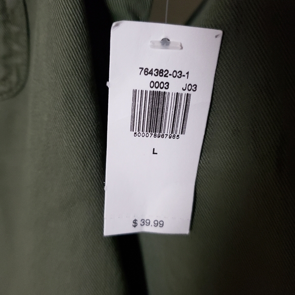 Men's Old Navy Oversized Cotton Shirt Jacket - Picture 6 of 15